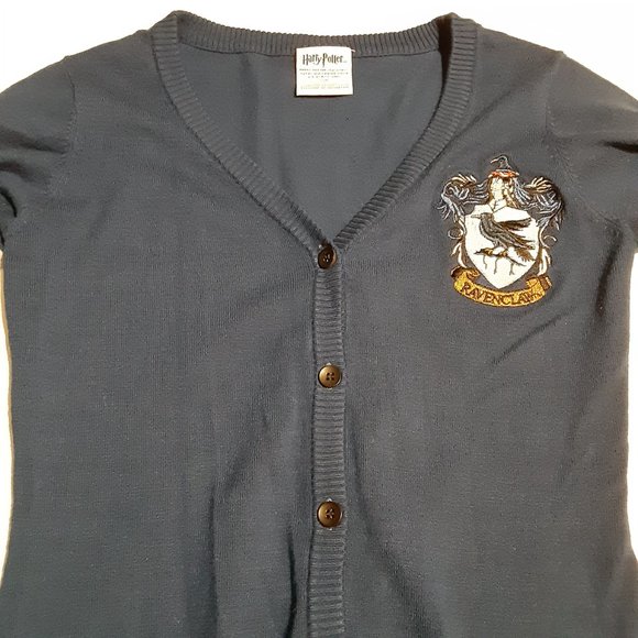 Harry Potter Women's Ravenclaw Button Up Sweater in Size S - Picture 2 of 5